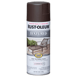 RUST-OLEUM 12 OZ Stops Rust Textured Spray Paint - Dark Brown DARK_BROWN