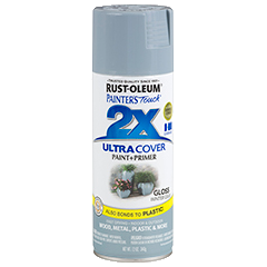 RUST-OLEUM 12 OZ Painter's Touch 2X Ultra Cover Gloss Spray Paint - Gloss Winter Gray WINTER_GRAY