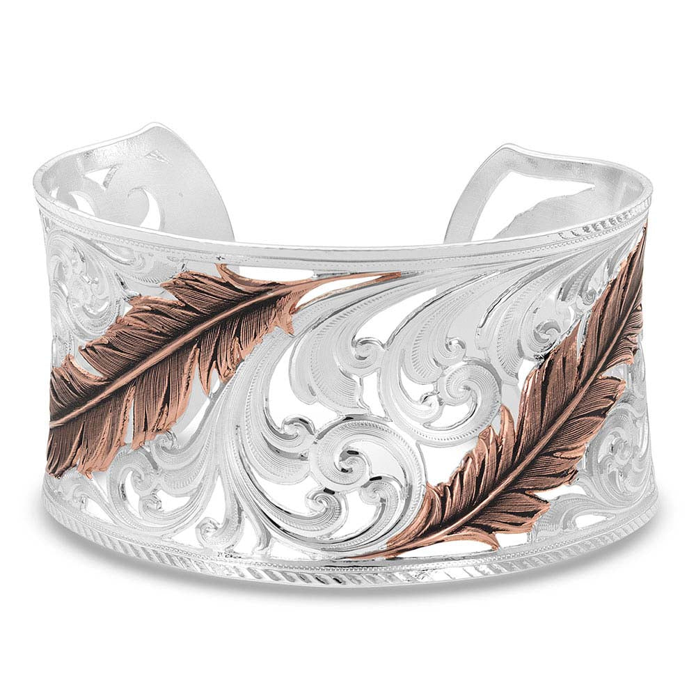 Montana Silversmiths Heavenly Whispers Feather Cuff Bracelet