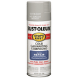 RUST-OLEUM 12 OZ Stops Rust Cold Galvanizing Compound Spray - Flat Grey