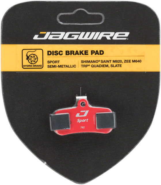 JAGWIRE Sport Semi-Metallic Disc Brake Pads - For Shimano Deore XT M8020, Saint M810/M820, and Zee M640