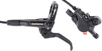 SHIMANO DEORE BL-MT501/BR-MT500 DISC BRAKE AND LEVER - FRONT, HYDRAULIC, POST MO BLACK