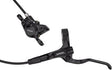 SHIMANO ALIVIO BL-MT200/BR-MT200 DISC BRAKE AND LEVER - FRONT, HYDRAULIC, POST MOUNT, RE BLACK