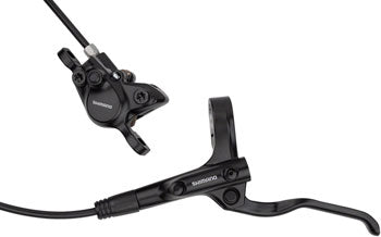 SHIMANO ALIVIO BL-MT200/BR-MT200 DISC BRAKE AND LEVER - FRONT, HYDRAULIC, POST MOUNT, RE BLACK