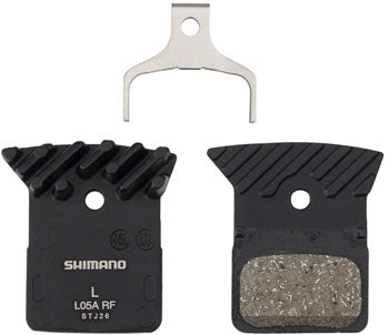 SHIMANO L05A-RF DISC BRAKE PAD AND SPRING- RESIN COMPOUND (PAIR)