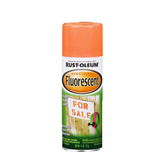 RUST-OLEUM 11 OZ Specialty Fluorescent Spray - Orange ORANGE