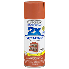 RUST-OLEUM 12 OZ Painter's Touch 2X Ultra Cover Satin Spray Paint - Satin Cinnamon CINNAMON /  / SATIN