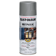 RUST-OLEUM 12 OZ Stops Rust Metallic Spray Paint - Matte Nickel MATTE_NICKEL