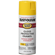 RUST-OLEUM 12 OZ Stops Rust Protective Enamel Spray Paint - Gloss Sunburst Yellow SUNBURST_YELLOW