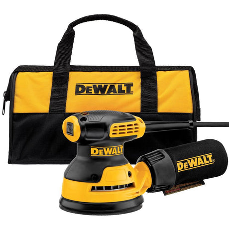 Dewalt 5 IN. Single Speed Random Orbit Sander Kit - Hook and Loop Pad