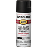 RUST-OLEUM 12 OZ Stops Rust Protective Enamel Spray Paint - Semi-Gloss Black BLACK