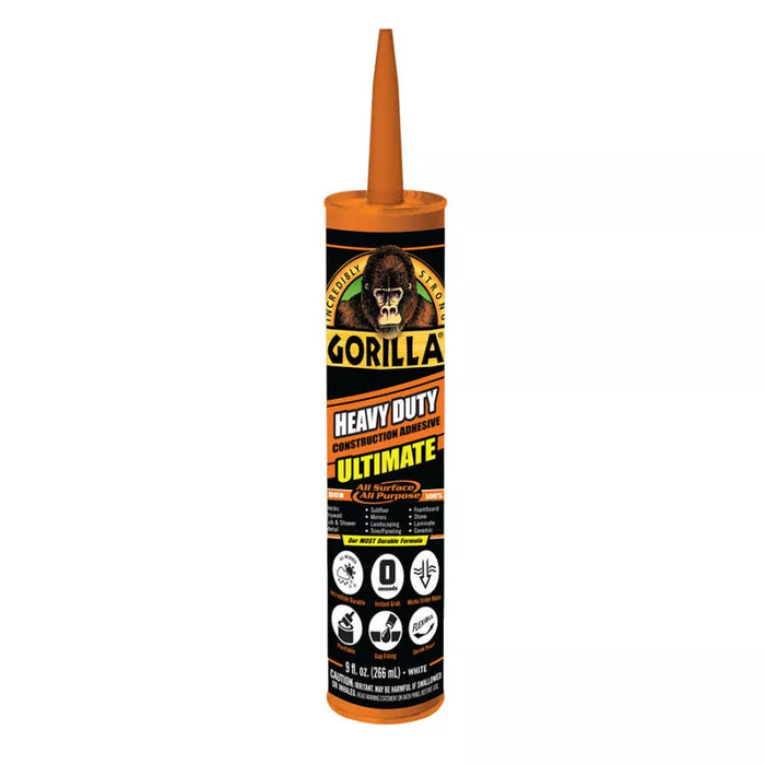 Gorilla Glue 9 OZ Heavy Duty Ultimate Construction Adhesive