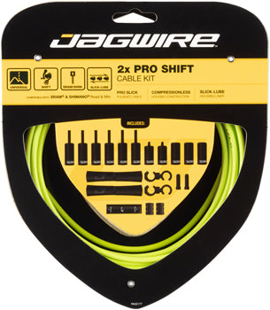 JAGWIRE Pro Shift Kit Road/Mountain SRAM/Shimano, Organic Green ORGANIC_GREEN