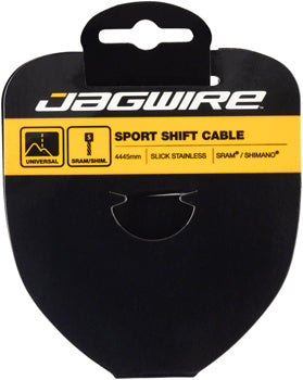 JAGWIRE Sport Shift Cable - 1.1 x 4445mm, Slick Stainless Steel, For SRAM/Shimano Tandem STAINLESS