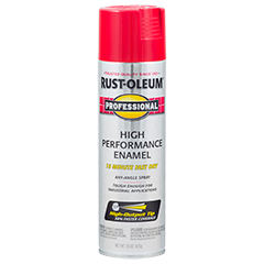 PROFESSIONAL 15 OZ High Performance Enamel Spray - Safety Red RED