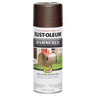 RUST-OLEUM 12 OZ Stops Rust Hammered Spray Paint - Brown BROWN