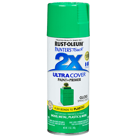 RUST-OLEUM 12 OZ Painter's Touch 2X Ultra Cover Gloss Spray Paint - Gloss Spring Green SPRING_GREEN /  / GLOSS