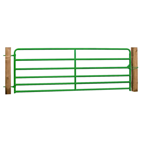 Hutchinson Western CG650 6-Rail Livestock Gate, 4ft GREEN