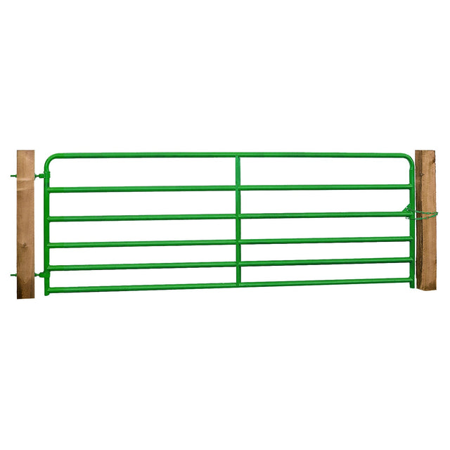 Hutchinson Western CG650 6-Rail Livestock Gate, 16ft GREEN