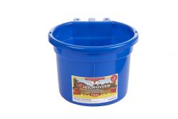 Miller MFG 8Qt Hook Over Feed Pail BLUE