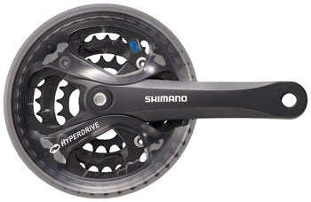 SHIMANO ACERA M361 7/8SPD SQUARE CRANKSET BLACK