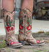 Corral Boots Taupe Cactus Inlay and Embroidery TAN