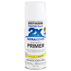 RUST-OLEUM 12 OZ Painter's Touch 2X Ultra Cover Primer Spray Paint - White Primer WHITE