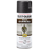 RUST-OLEUM 12 OZ Stops Rust Protective Enamel Spray Paint - Matte Hammered Black BLACK /  / MATTE