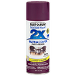 RUST-OLEUM 12 OZ Painter's Touch 2X Ultra Cover Satin Spray Paint - Satin Aubergine AUBERGINE /  / SATIN