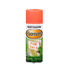 RUST-OLEUM 11 OZ Specialty Fluorescent Spray - Red-Orange RED/ORANGE