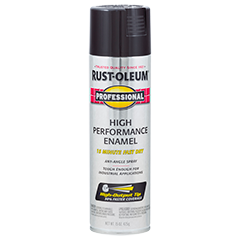 PROFESSIONAL 15 OZ High Performance Enamel Spray - Gloss Black BLACK