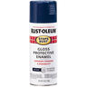 RUST-OLEUM 12 OZ Stops Rust Protective Enamel Spray Paint - Gloss Navy Blue NAVY_BLUE