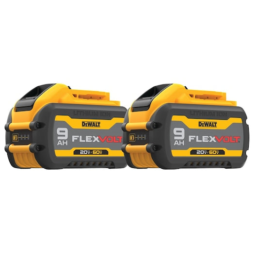 Dewalt FLEXVOLT 20/60V MAX Battery Pack 9.0Ah - 2 PACK 20V