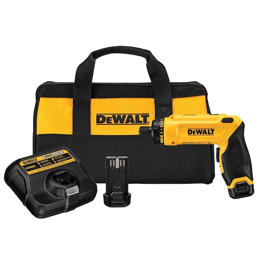 Dewalt 8V MAX Gyroscopic Screwdriver Kit (2 Batteries) 8VMAX