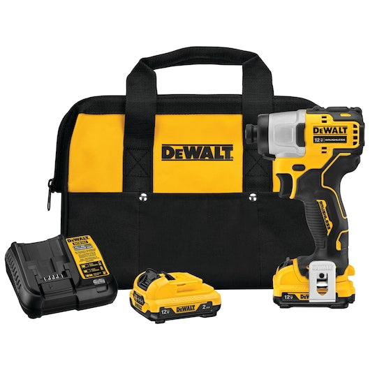 Dewalt XTREME 12V MAX Brushless 1/4 in. Cordless Impact Driver Kit