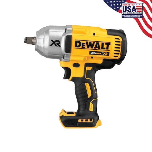 Dewalt 20V MAX XR High Torque 1/2 in. Impact Wrench w. Hog Ring Anvil (Tool Only)