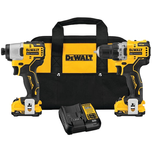 Dewalt XTREME 12V MAX Brushless Cordless Drill & Impact Driver Kit