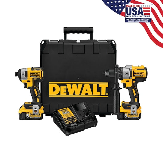DEWALT 20V MAX Brushless Cordless Hammer Drill/Driver and Impact