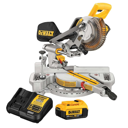 Dewalt 20V MAX 7 1/4" Sliding Miter Saw Kit / 7.25IN