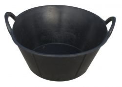 Miller MFG 6.5 Gallon Rubber Tub With Handles