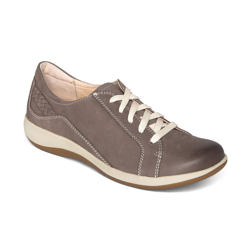 AETREX Women's Dana Lace Up Oxford Shoe WARM_GREY /  / M