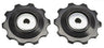 SHIMANO 7-SPEED DERAILLEUR PULLEYS, 1 PAIR BLACK