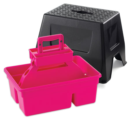 Miller MFG Dura Tote Step Stool HOTPINK