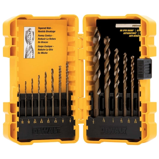 Dewalt PILOT POINT Drill Bit Set (14 pc) 14PC