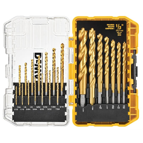 Dewalt IMPACT READY Titanium Drill Bit Sets with ToughCase System