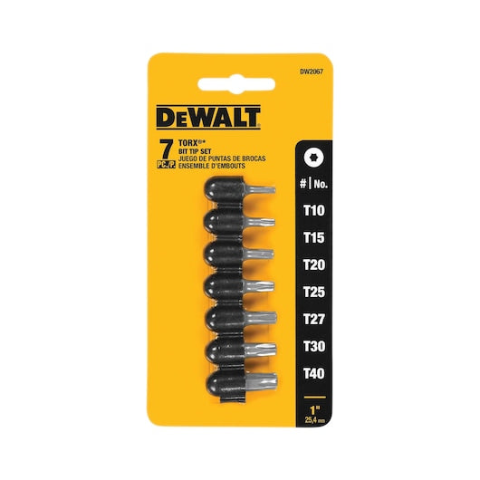 Dewalt Torx Bit Set (7 pc) 7PC