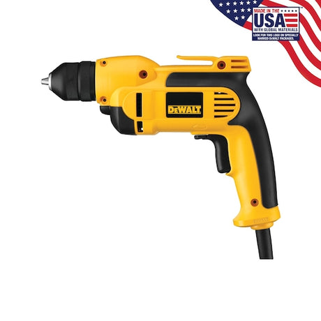 Dewalt 3/8 (10mm) Corded VSR Pistol Grip Drill with Keyless Chuck (Tool Only)