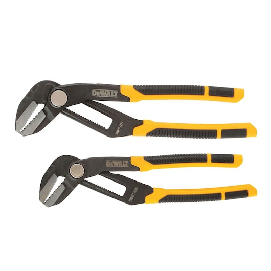 Dewalt Straight Jaw Push Lock Pliers Set - 2 PIECE