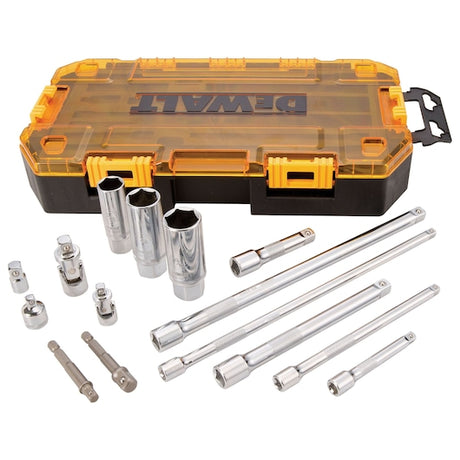 Dewalt 1/4 IN. & 3/8 IN. Drive Tool Accessory Set - 15 PIECE