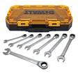 Dewalt Metric Ratcheting Combination Wrench Set - 8 PIECE